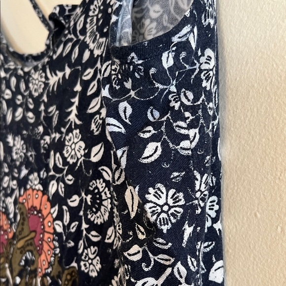 Vintage O'Neill Navy Red Floral Maxi Dress - Picture 7 of 7